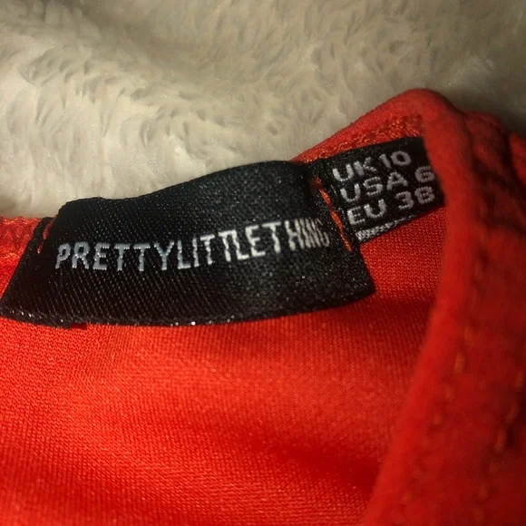 COPY - PrettyLittleThing Orange Cut Out Jumpsuit - Picture 4 of 7